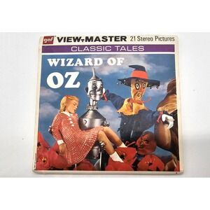 Gaf Vintage 1957 Wizard of Oz Classic View-Master Reels B361: 3611-3612-3613